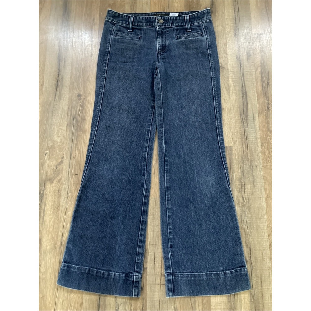 Eddie Bauer Trouser Jeans Women's Size 6 Denim Curvy Boho Y2K Flare